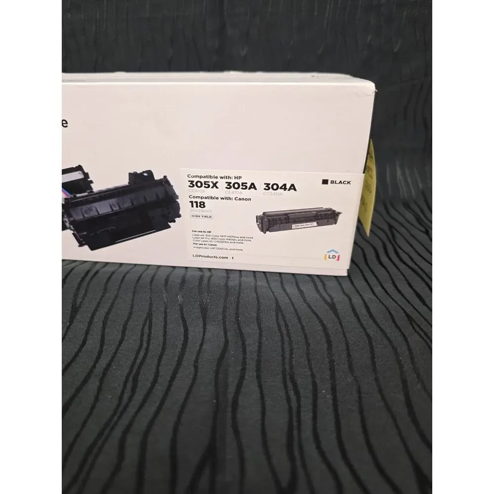 LD Compatible Toner Cartridge Black 305X 305A 304A HP Canon 118 High Yield NEW